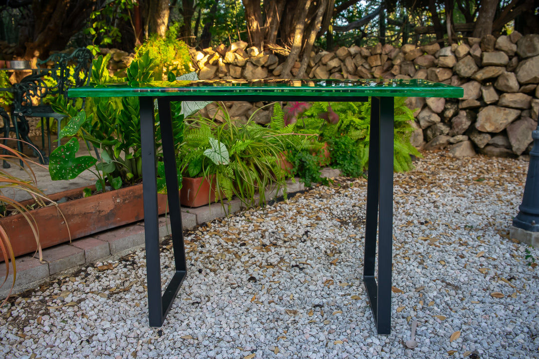 Green Resin Coffee Table