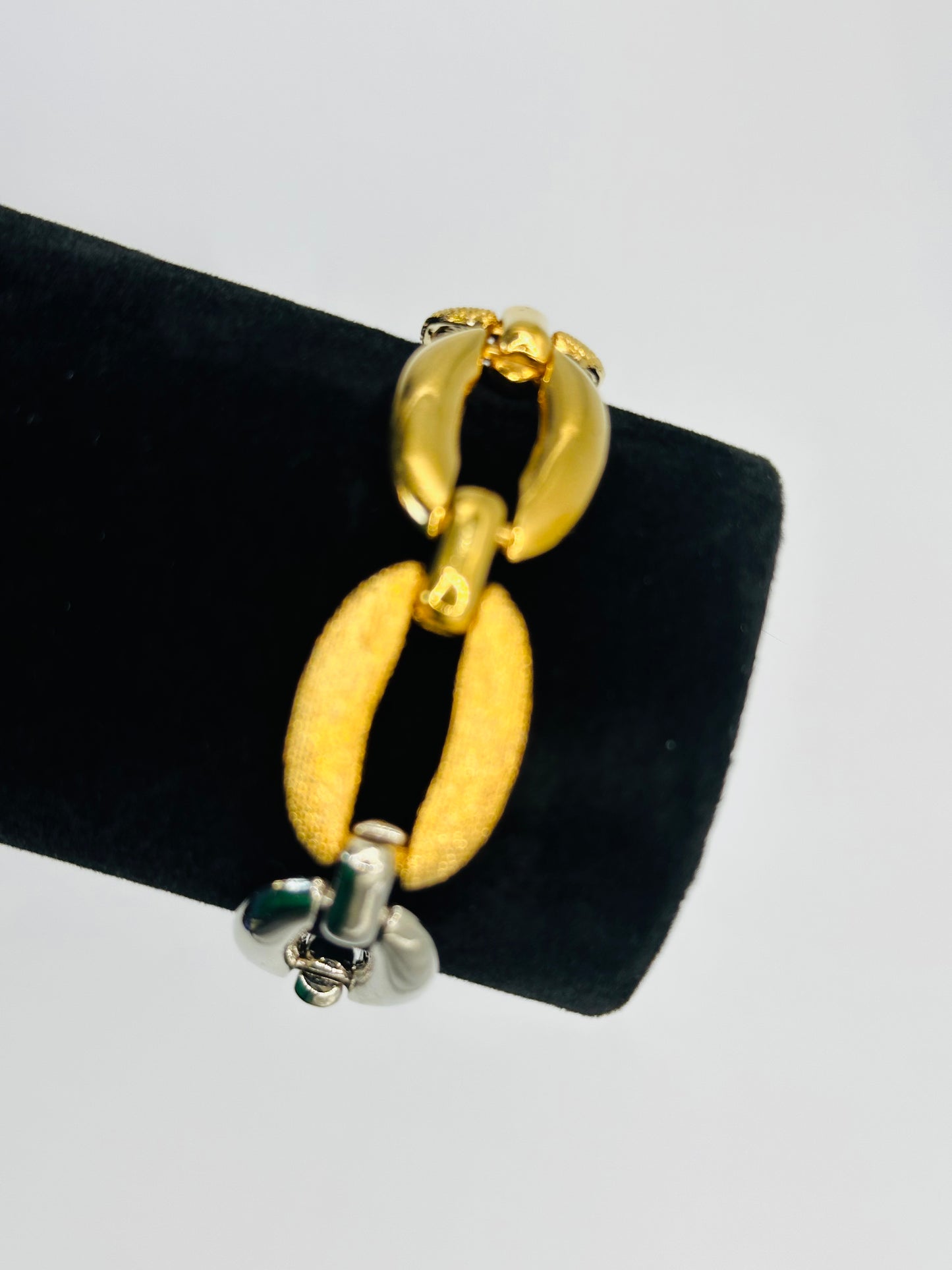 Bracelet Gold & Silver Oval