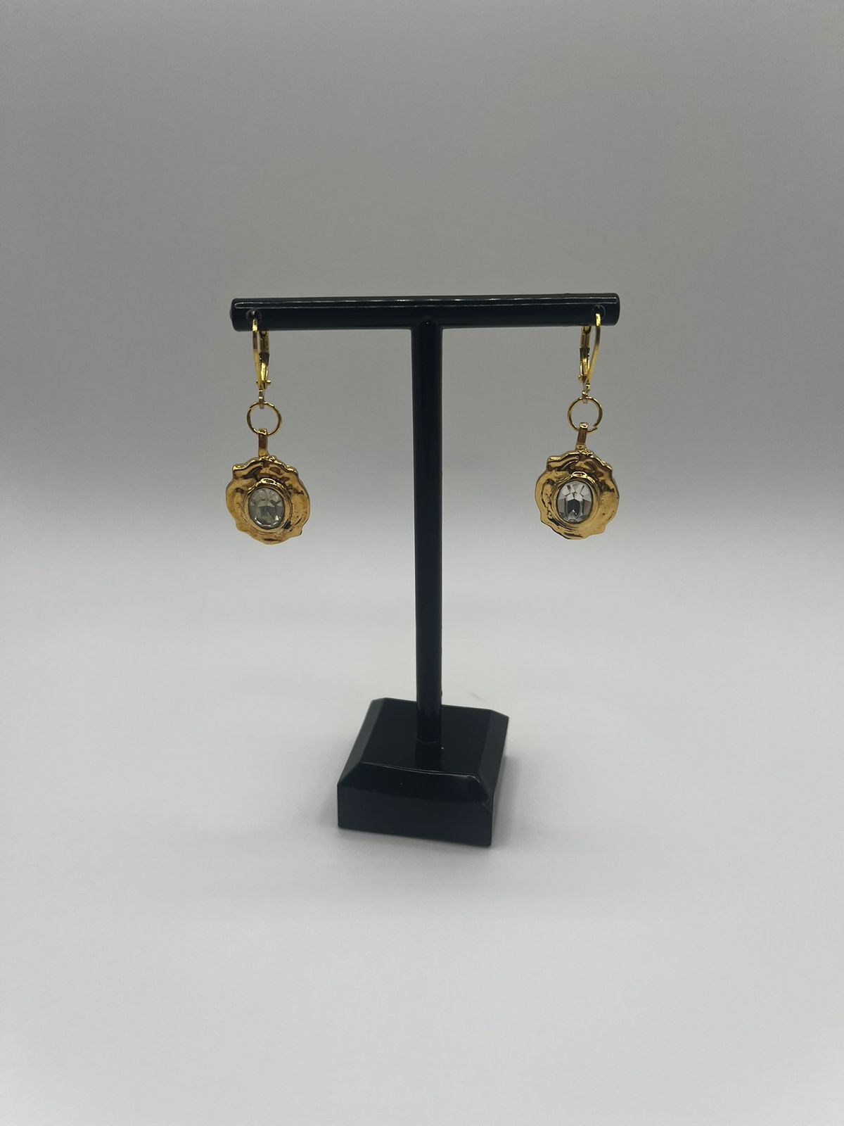 Swarovski and Gold Earring