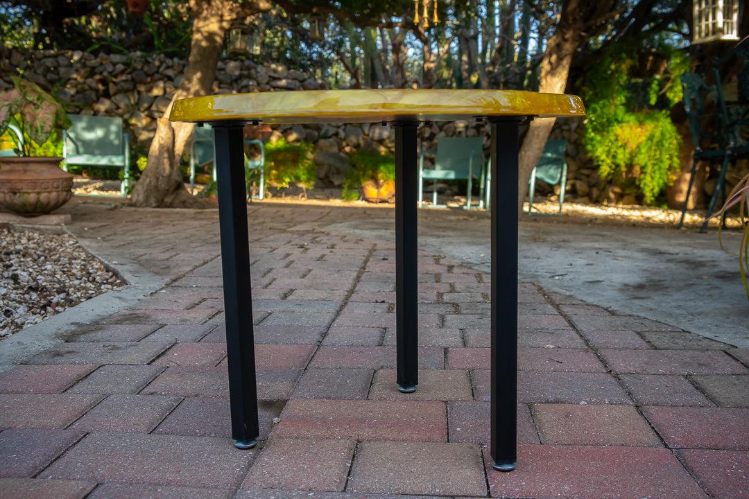 Yellow Resin Coffee Table