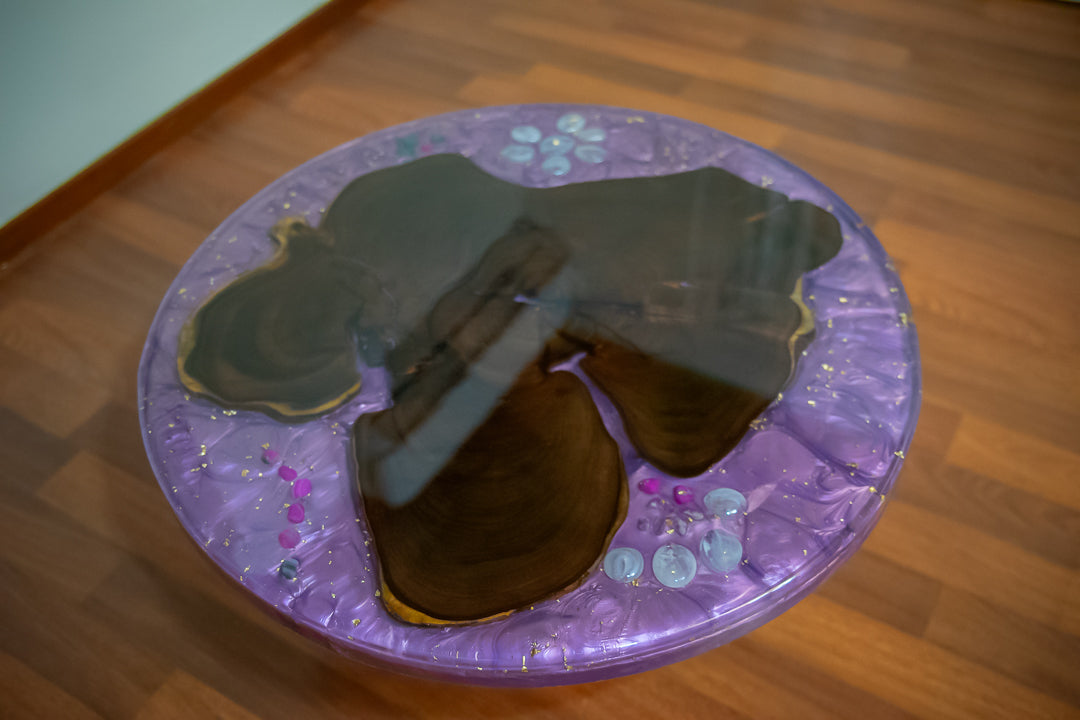 Purple Orchard Coffee Table