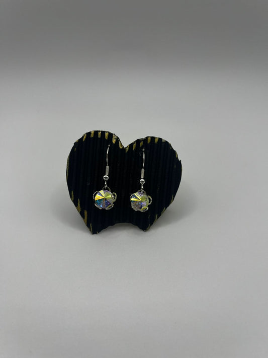 Swarovski and Gold Earring