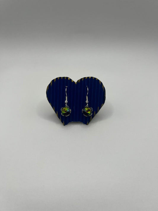 Swarovski and Gold Earring