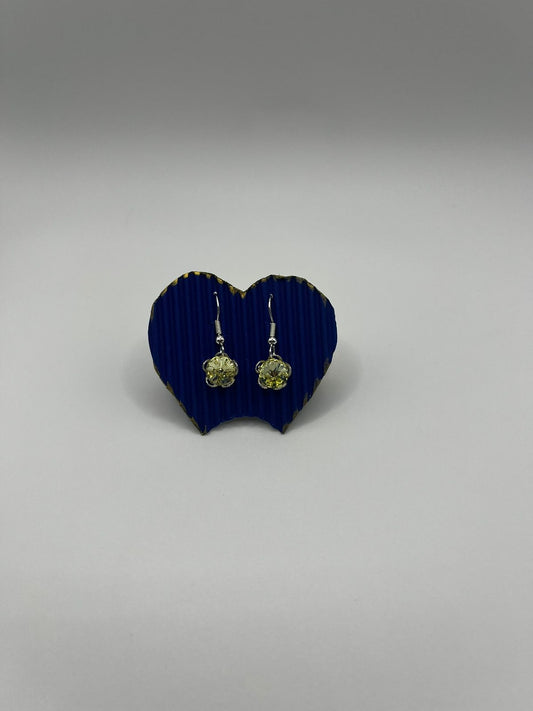 Swarovski and Gold Earring